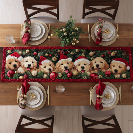 Golden Retriever Holly Quilted Table Runner NCU0HNH691