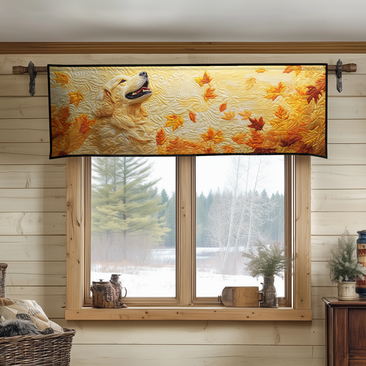 Golden Retriever Joy Quilted Valance NCU0DDK839