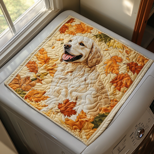 Golden Retriever Joy Quilted Washer and Dryer Cover NCU0DDK839