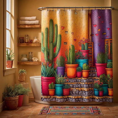 Golden Sand Spirit Shower Curtain NCU0DQQ0369