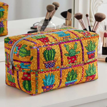 Golden Spikes Quilted Makeup Bag NCU0NNT2426