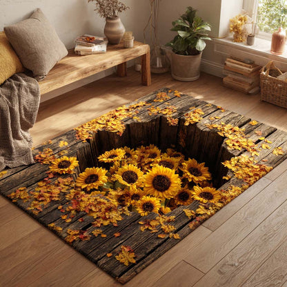 Golden Sun Hollow Area Rug NCU0XD919