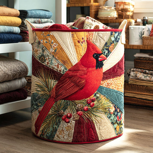 Golden Sunrise Quilted Laundry Basket NCU0NTV097