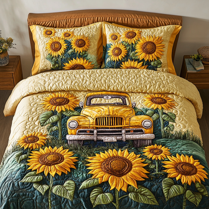Golden Truck Duvet Cover Set NCU0NVH539