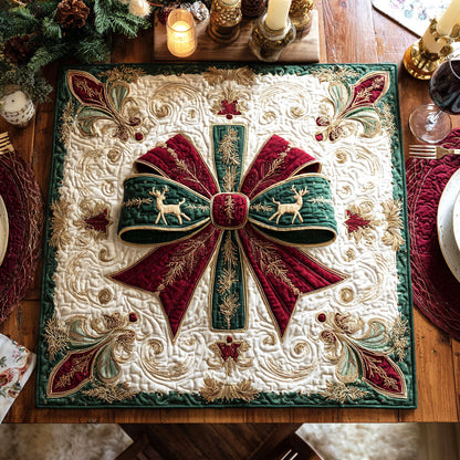 Golden Whispers Quilted Table Topper NCU0NTV099