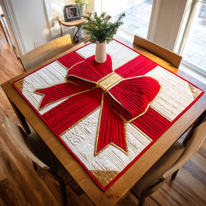 Golden Wrap Quilted Table Topper NCU0NTD263