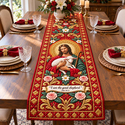 Good Shepherd Quilted Table Runner NCU0HNH1324