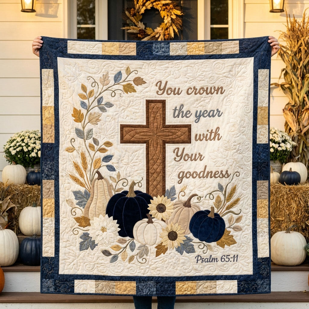 Goodness Through the Seasons Quilted Blanket NCU0PTT3212