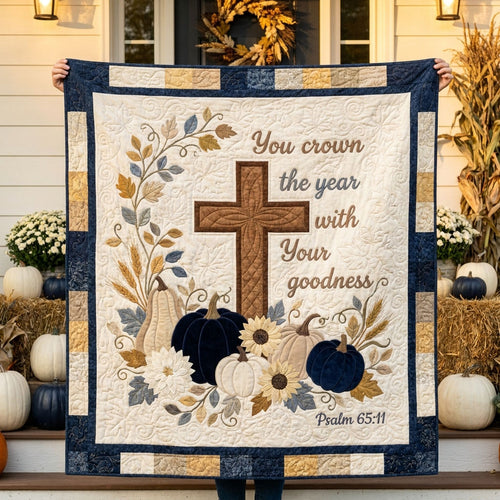 Goodness Through the Seasons Quilted Blanket NCU0PTT3212