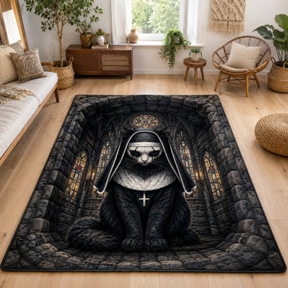 Gothic Nun Area Rug NCU0PVL861