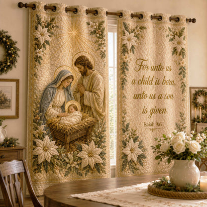 Grace Bloom Quilted Curtains NCU0NTD2099