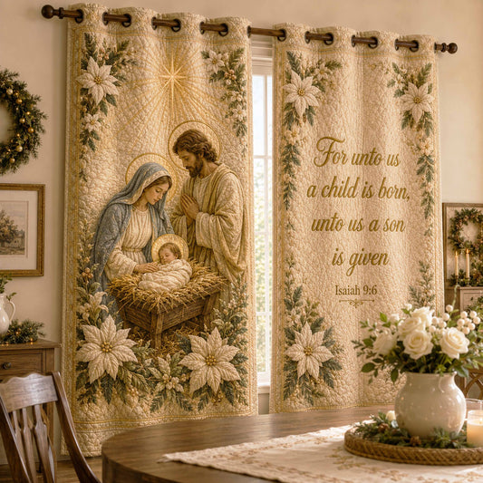 Grace Bloom Quilted Curtains NCU0NTD2099