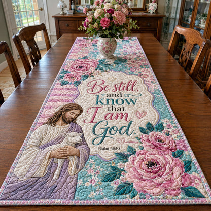 Grace in Stillness Quilted Table Runner NCU0PTT3401