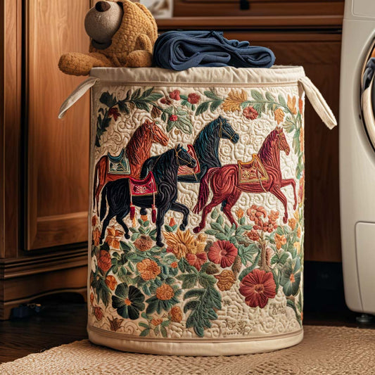 Graceful Canter Quilted Laundry Basket NCU0NNT1151
