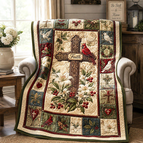 Graceful Faith Quilted Blanket NCU0NTV1151