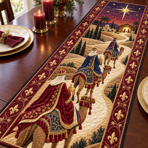 Gracious Gift Quilted Table Runner NCU0NTD2339