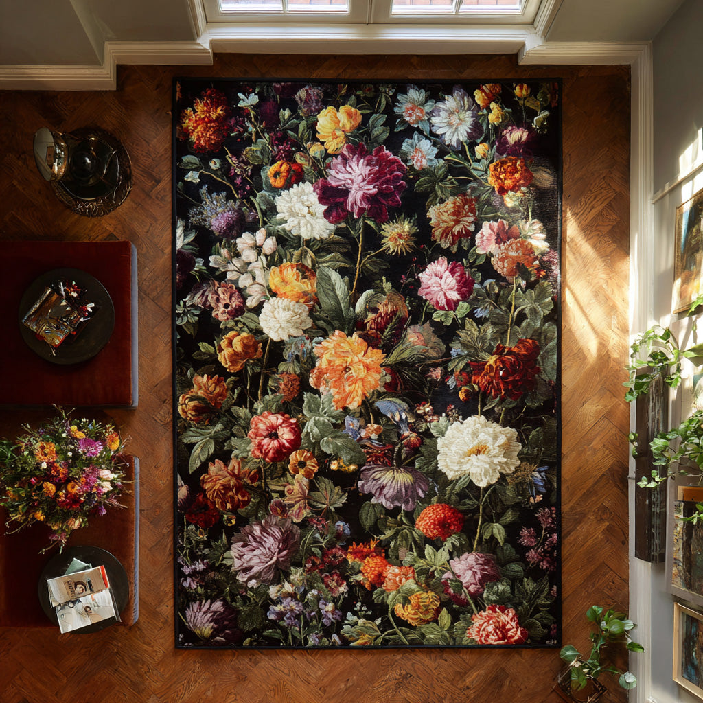 Grand Floral Area Rug NCU0LDH629
