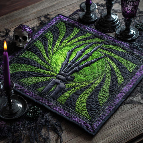 Grasp of Shadows Quilted Table Topper NCU0NXD252