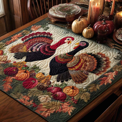 Grateful Harvest Quilted Table Topper NCU0PTT1496