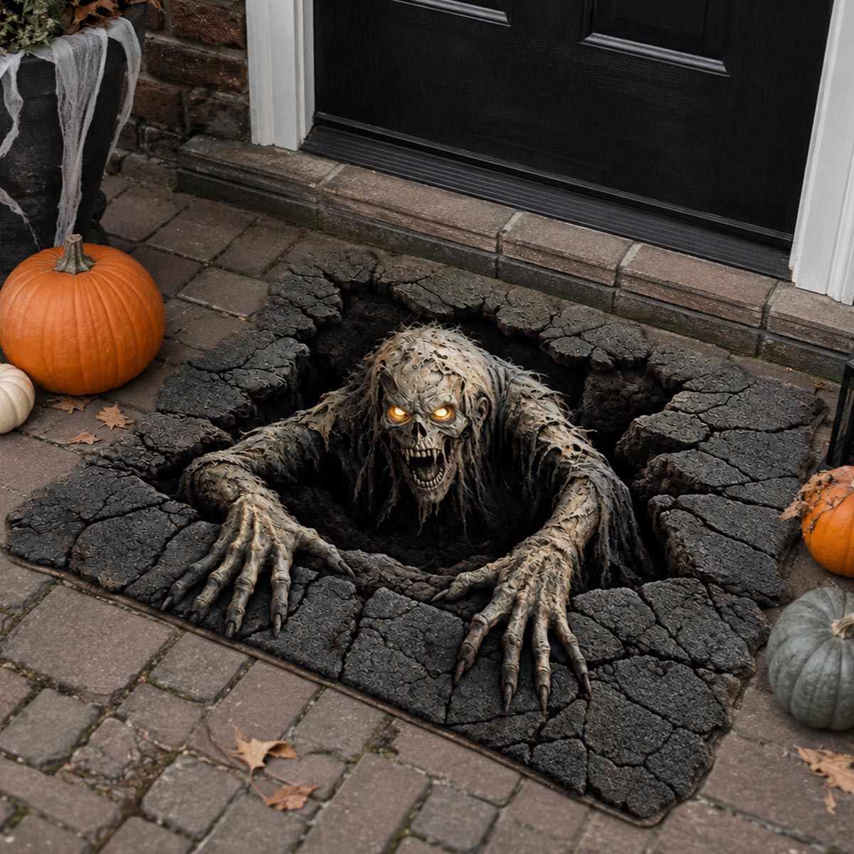 Graveyard Ghoul Custom Shape Doormat NCU0DV2416
