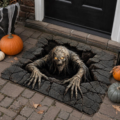 Graveyard Ghoul Custom Shape Doormat NCU0DV2416