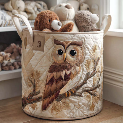 Great Hooter Quilted Laundry Basket NCU0NNT2108