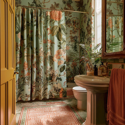Green Conservatory Shower Curtain NCU0LDH556
