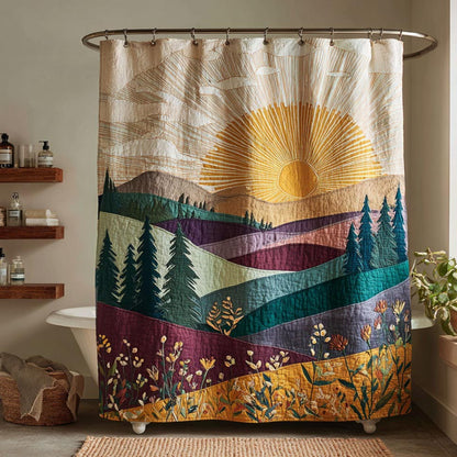 Green Escape Shower Curtain NCU0DV1890