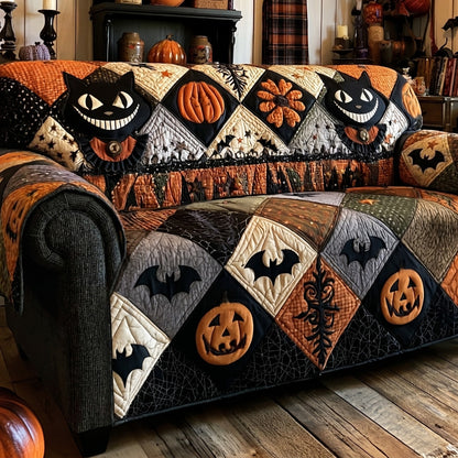 Grinning Jack Cat Jubilee Quilted Sofa Cover NCU0PTT3276