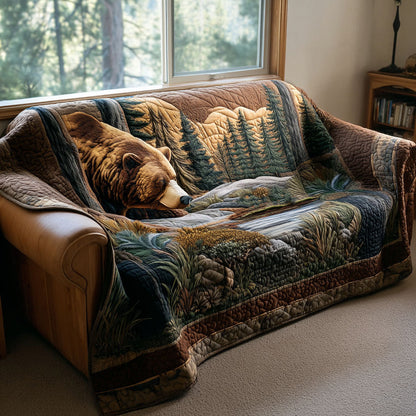 Grizzly Path Quilted Sofa Cover NCU0PTT2018