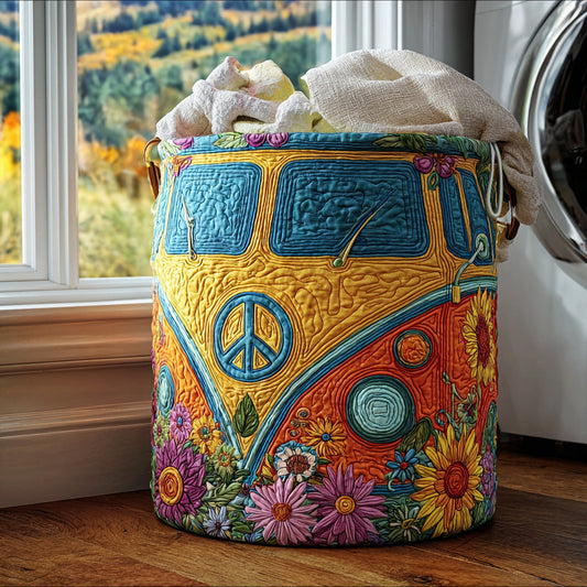 Groovy Journey Quilted Laundry Basket NCU0PVL644