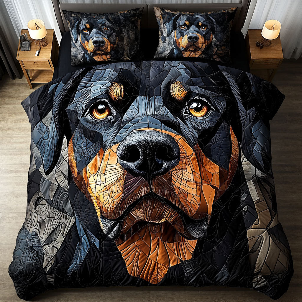 Guardian Gaze 3-Piece Quilted Bedding Set NCU0NNT653