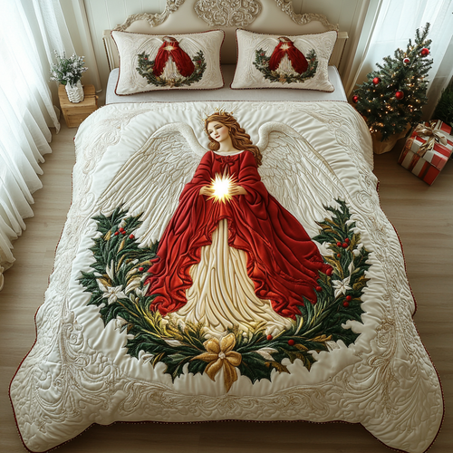 Guardian Of Peace Quilted Bedding Set NCU0DV1815