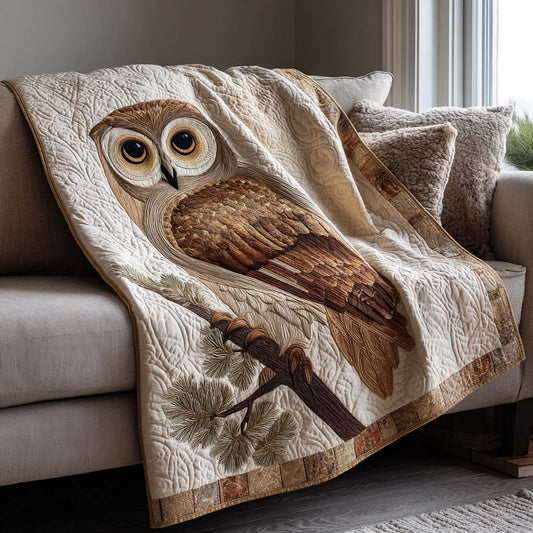 Guardian Owl Quilt Quilted Blanket NCU0NNT2161