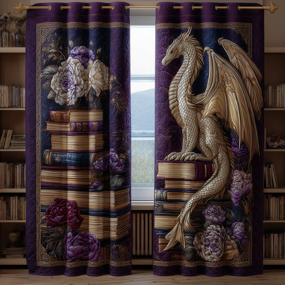 Guardian of Pages Quilted Curtains NCU0TH3817
