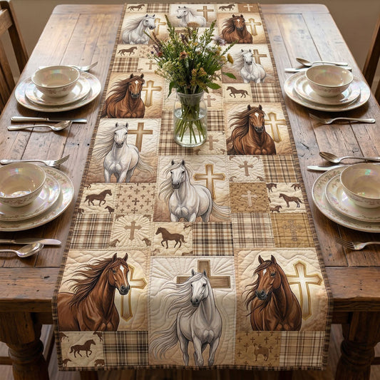 Guided Light Quilted Table Runner NCU0NNT3074