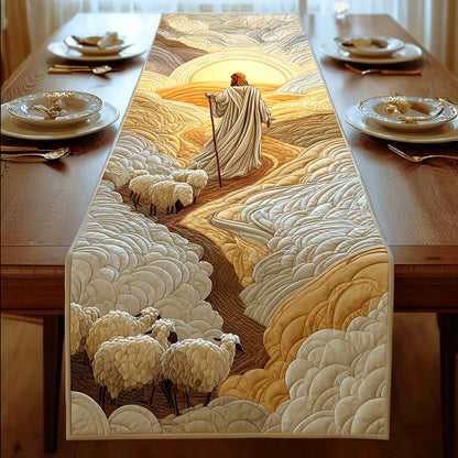 Guiding Light Shepherd Quilted Table Runner NCU0NTD760