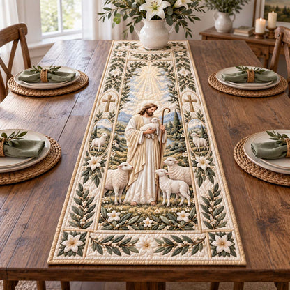Guiding Shepherd Quilted Table Runner NCU0HNH1325