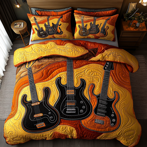 Guitar Vibes Duvet Cover Set NCU0DDK259