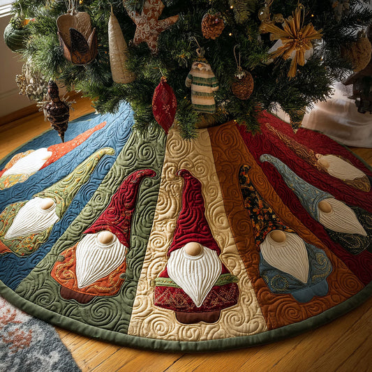 Gumdrop Giggle Christmas Quilted Tree Skirt NCU0PTT1617