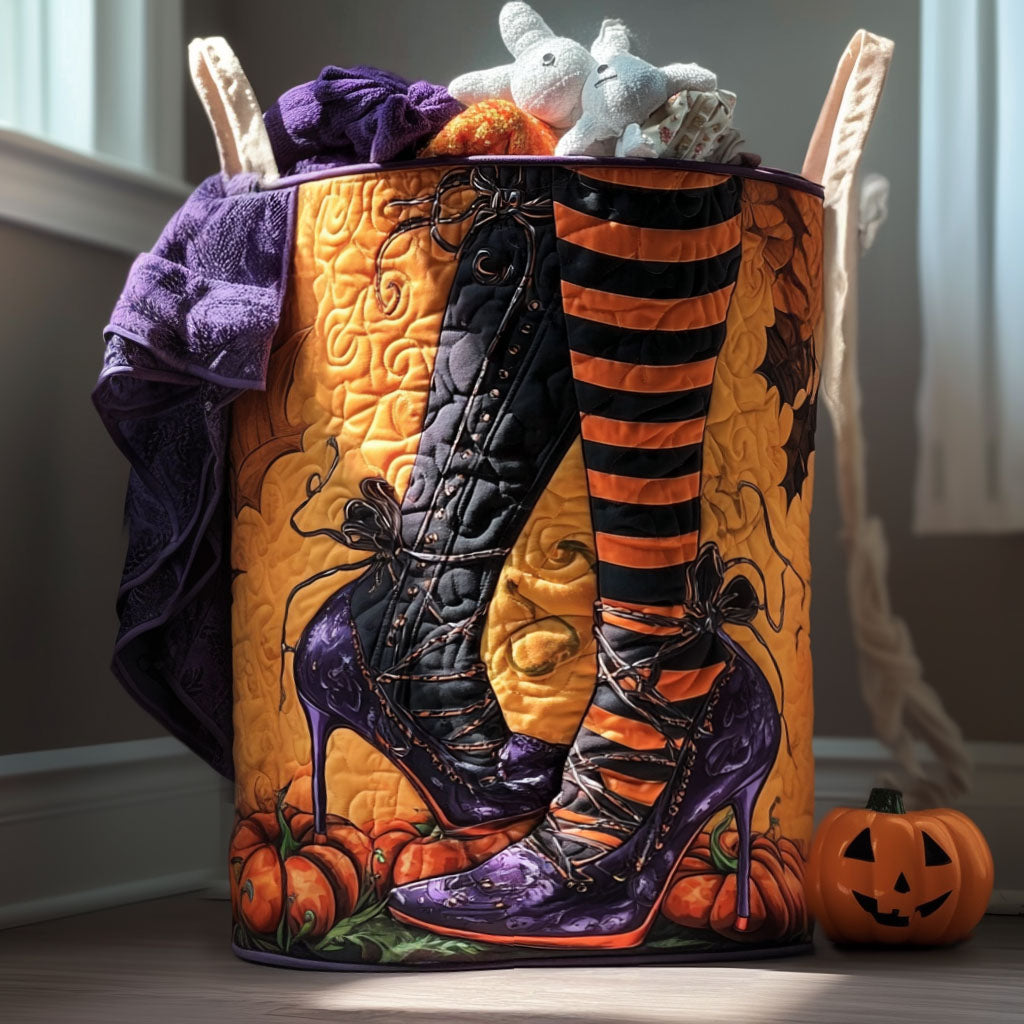 Hallowed Hex Quilted Laundry Basket NCU0PTT1201