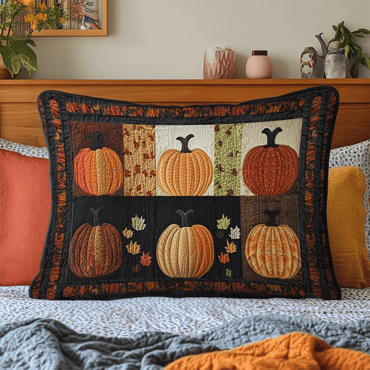 Halloween Pumpkin Quilted Bedding Pillow Case NCU0TH2037