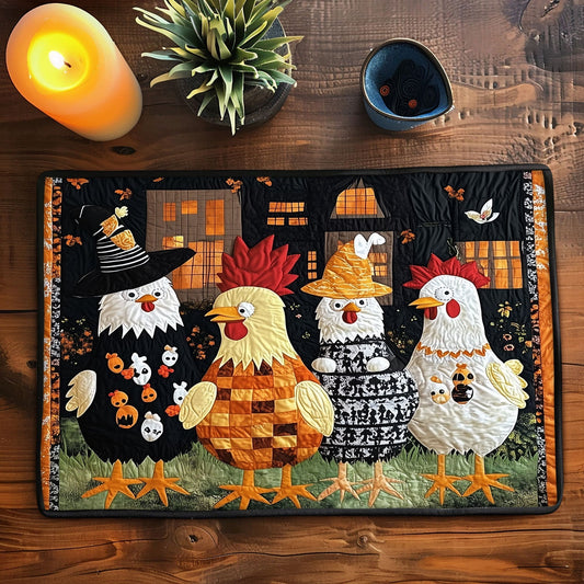 Halloween Hens Quilted Placemat NCU0TL1272