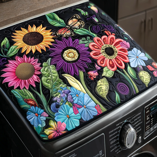 Happy Sun Glow Quilted Washer and Dryer Cover NCU0NNT1074