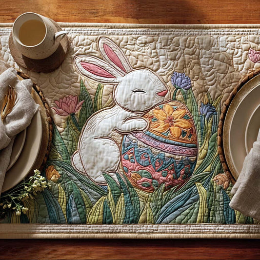 Happy Bunny Quilted Table Runner NCU0DQQ0435