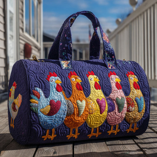 Happy Flock Quilted Duffle Bag NCU0DDK2462