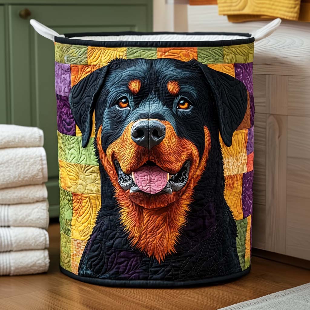 Happy Guardian Quilted Laundry Basket NCU0NXD586