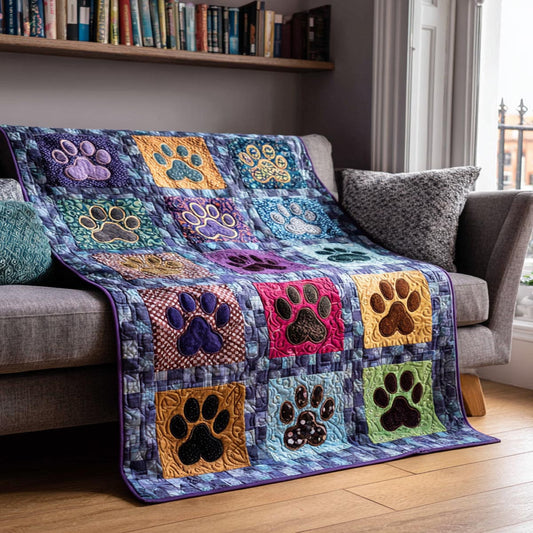 Happy Paws Quilted Blanket NCU0DV1793