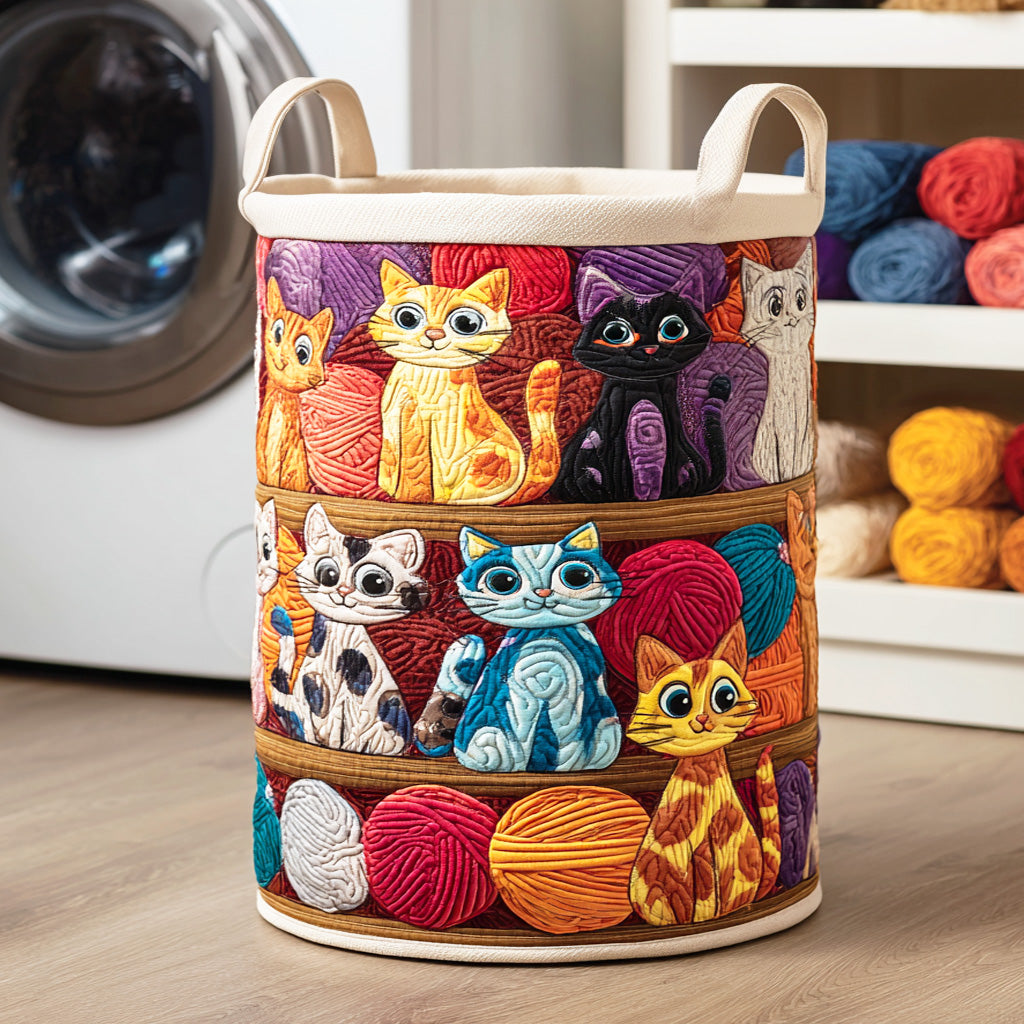 Happy Tail Trail Quilted Laundry Basket NCU0NTD697