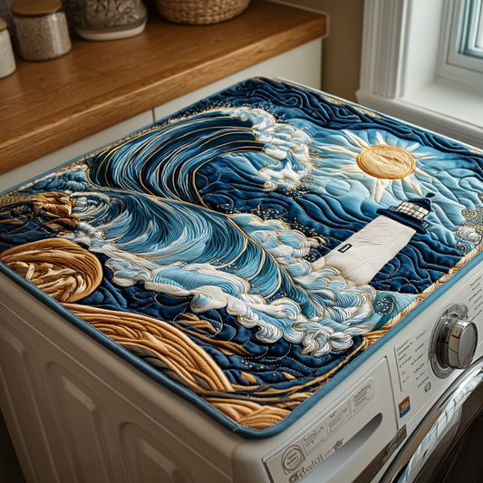 Harbor Light Glow Quilted Washer and Dryer Cover NCU0NNT1243